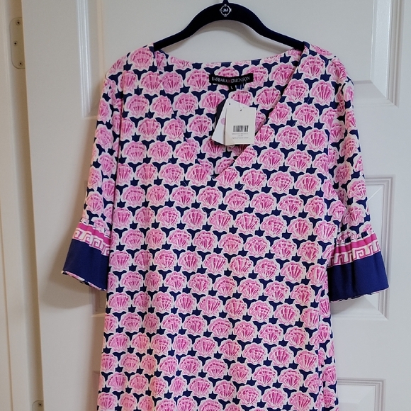 BARBARA ERICKSON NWT SHELL SS DRESS SZ LARGE - Picture 1 of 10